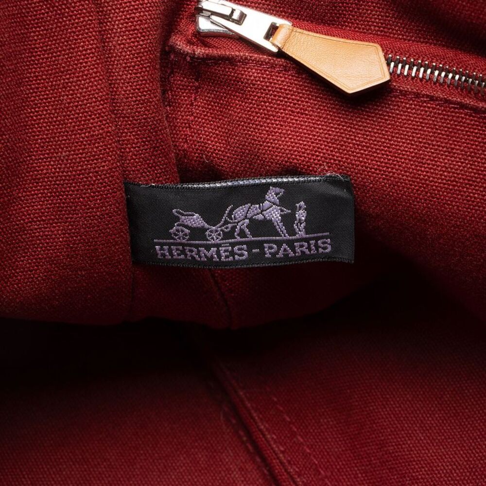 Hermes Canvas Herline PM Tote - Picture 8 of 14